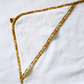 Little Acorn Hooded Baby Bath Towel with 'Capel Mustard' Liberty Binding