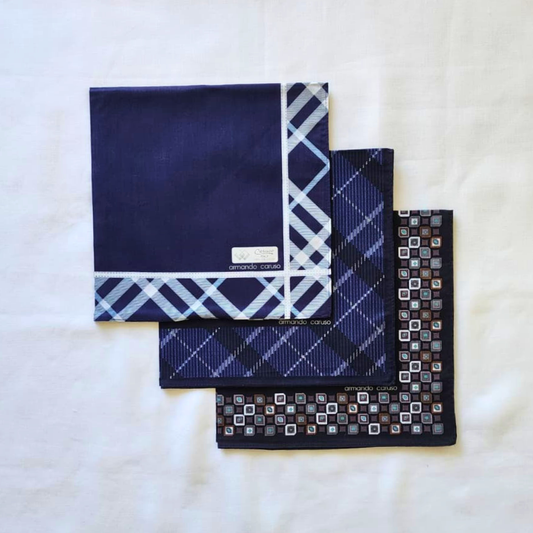 Mens 'Wyatt' Hankies 3pk