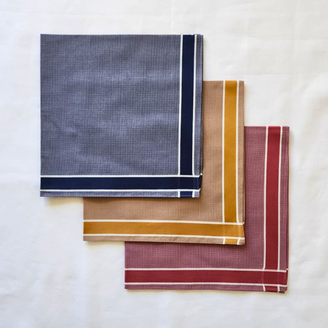 Mens 'Henley' Hankies 3pk