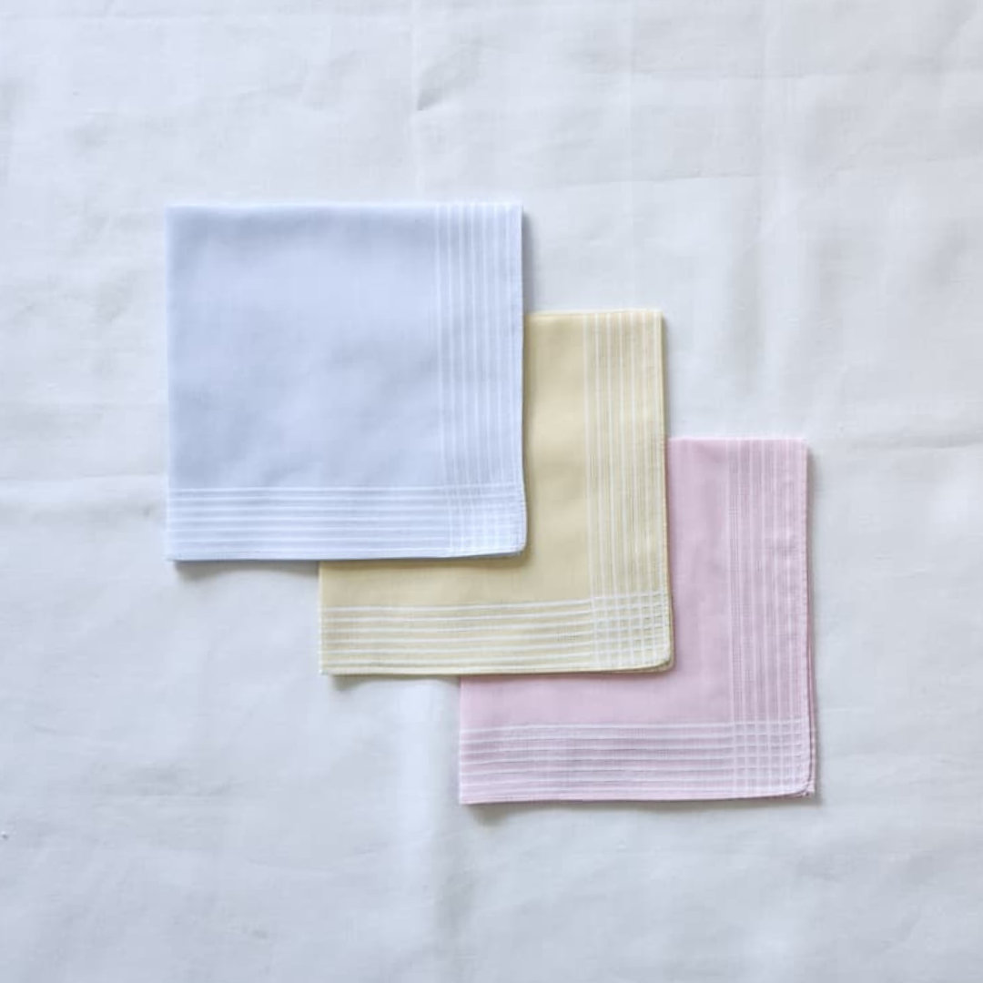 Ladies 'Crystal' Hankies 3pk