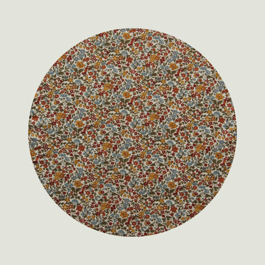 Little Acorn Liberty Square Scarf 'Ava' - Rust/Mustard/Olive