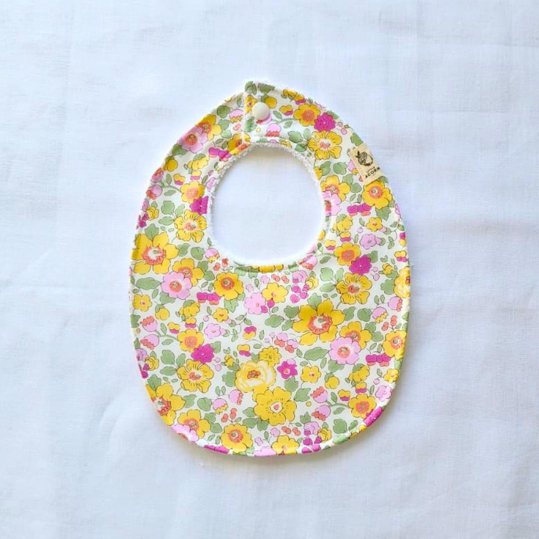 Little Acorn Liberty Bib 'Betsy' - Yellow