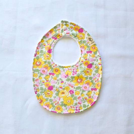 Little Acorn Liberty Bib 'Betsy' - Yellow