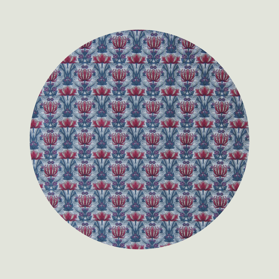 Little Acorn Liberty Bib 'Danuna' - Blue