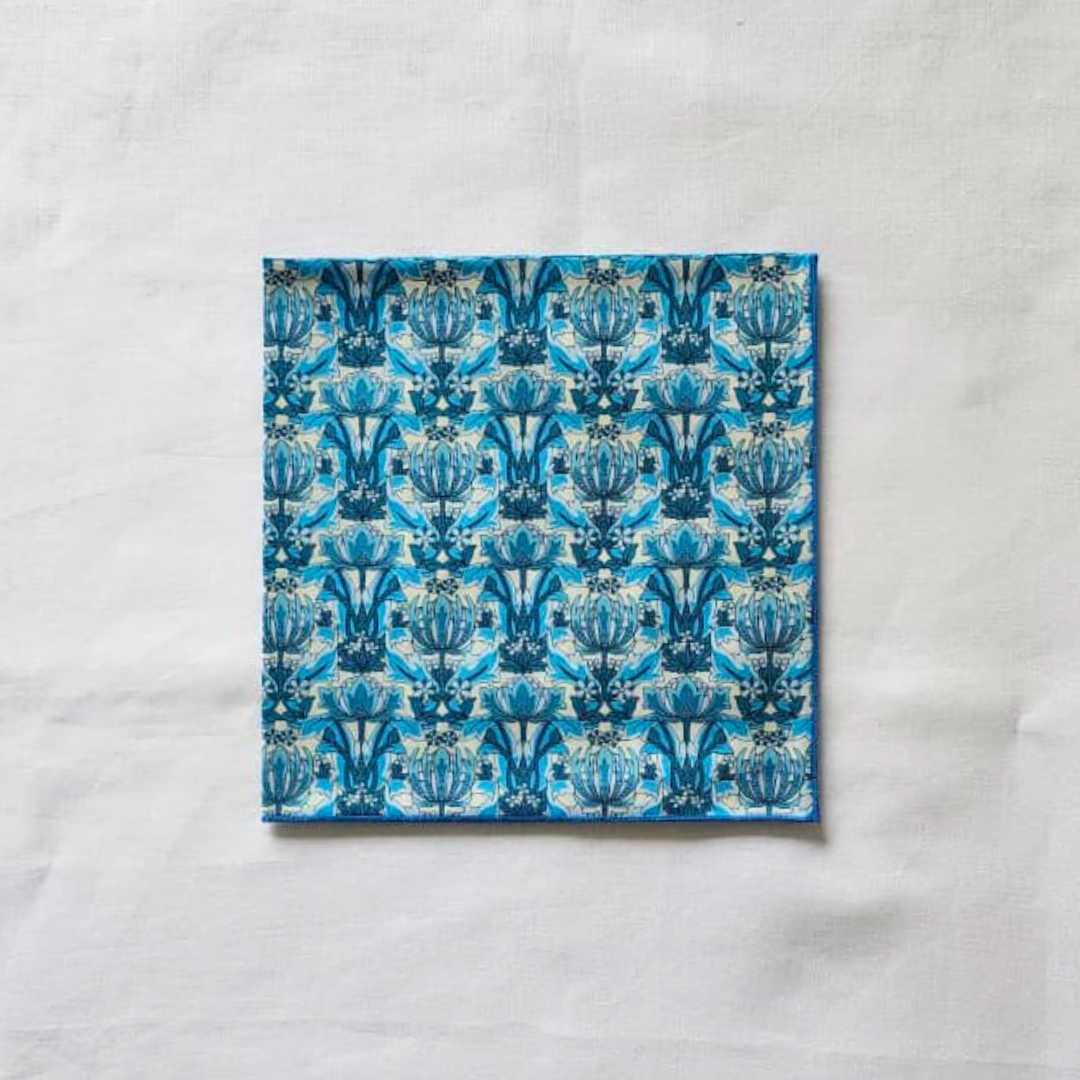 Little Acorn Womens Liberty Hanky 'Danuna' - Blue/Teal