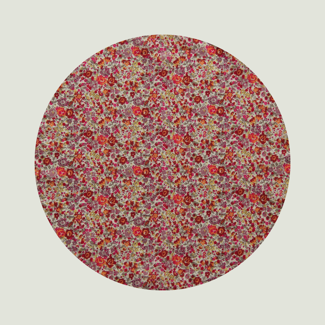 Little Acorn Liberty Bib 'Emma & Georgina' - Rust/Peach