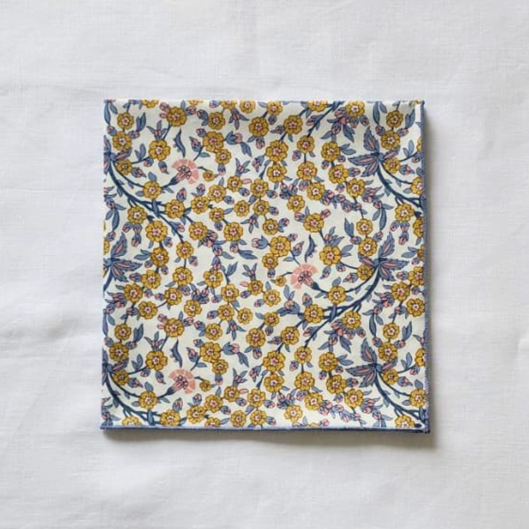 Little Acorn Womens Liberty Hanky 'Empress' - Mustard