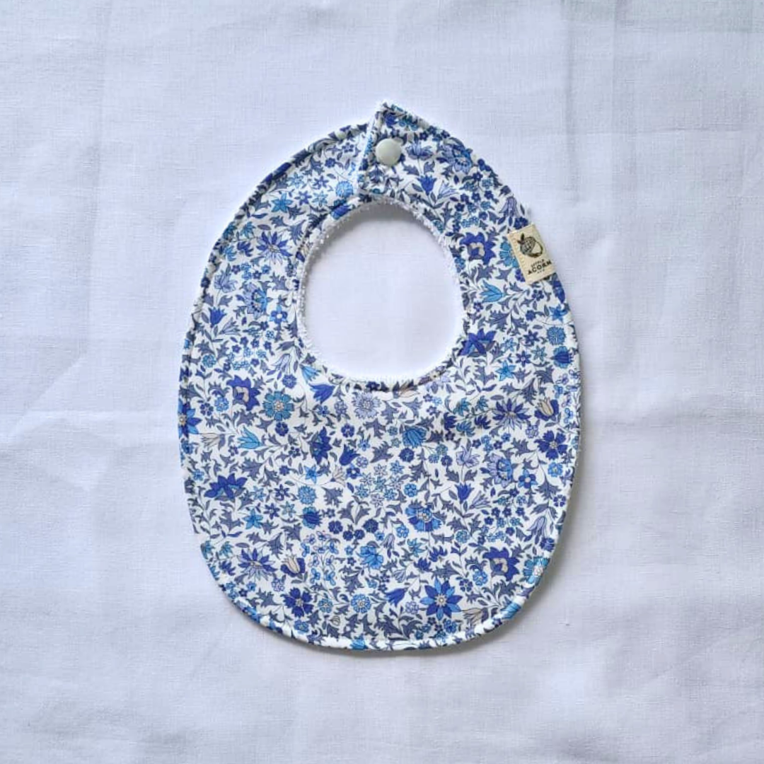 Little Acorn Liberty Bib 'Godinton Park' - Blue