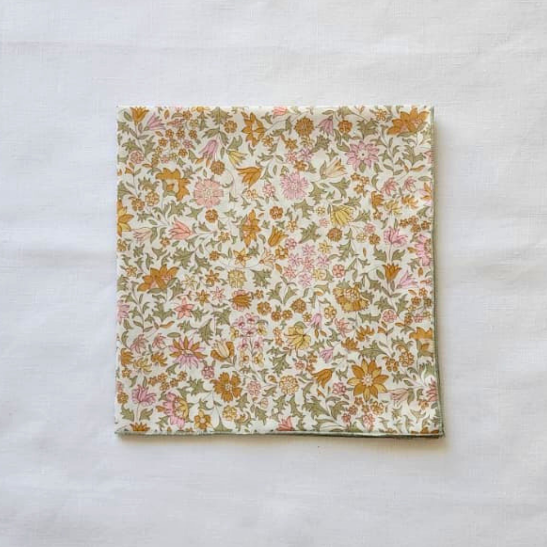 Little Acorn Womens Liberty Hanky 'Godinton Park' - Pale Gold