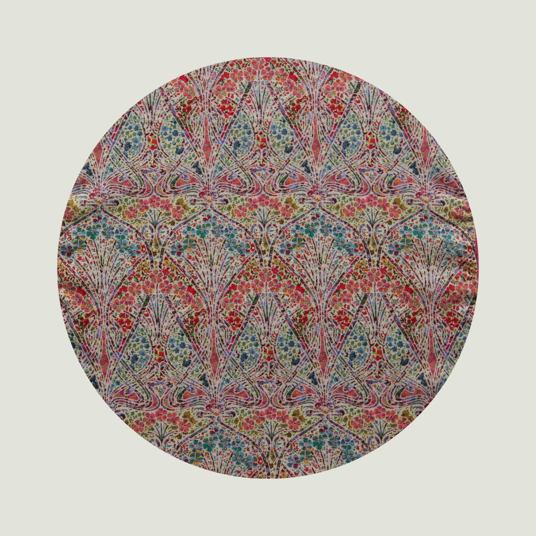 Little Acorn Liberty Bib 'Ianthe Blossom' - Pink