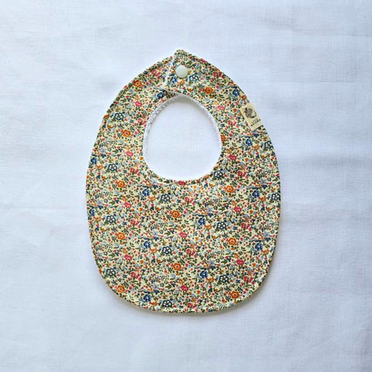 Little Acorn Liberty Bib 'Katie & Millie' - Olive