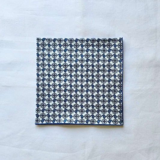 Little Acorn Mens Liberty Hanky 'LV Paisley' Smokey Blue