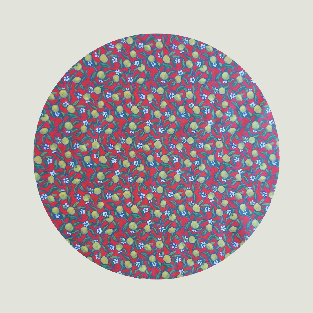 Little Acorn Liberty Bib 'Lemon Grove' - Orange