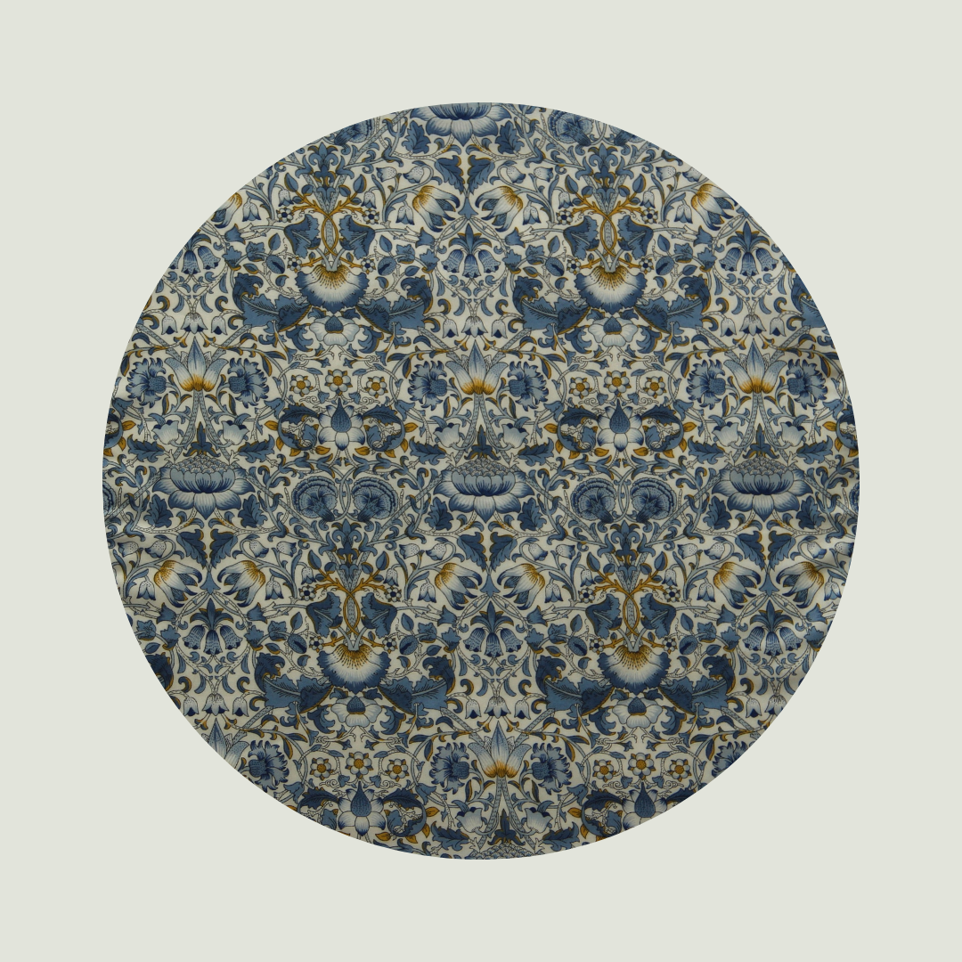 Little Acorn Liberty Bib 'Lodden' - Blue/Yellow