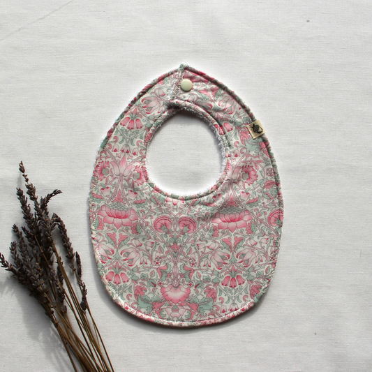 Little Acorn Liberty Bib 'Lodden' - Pale Pink
