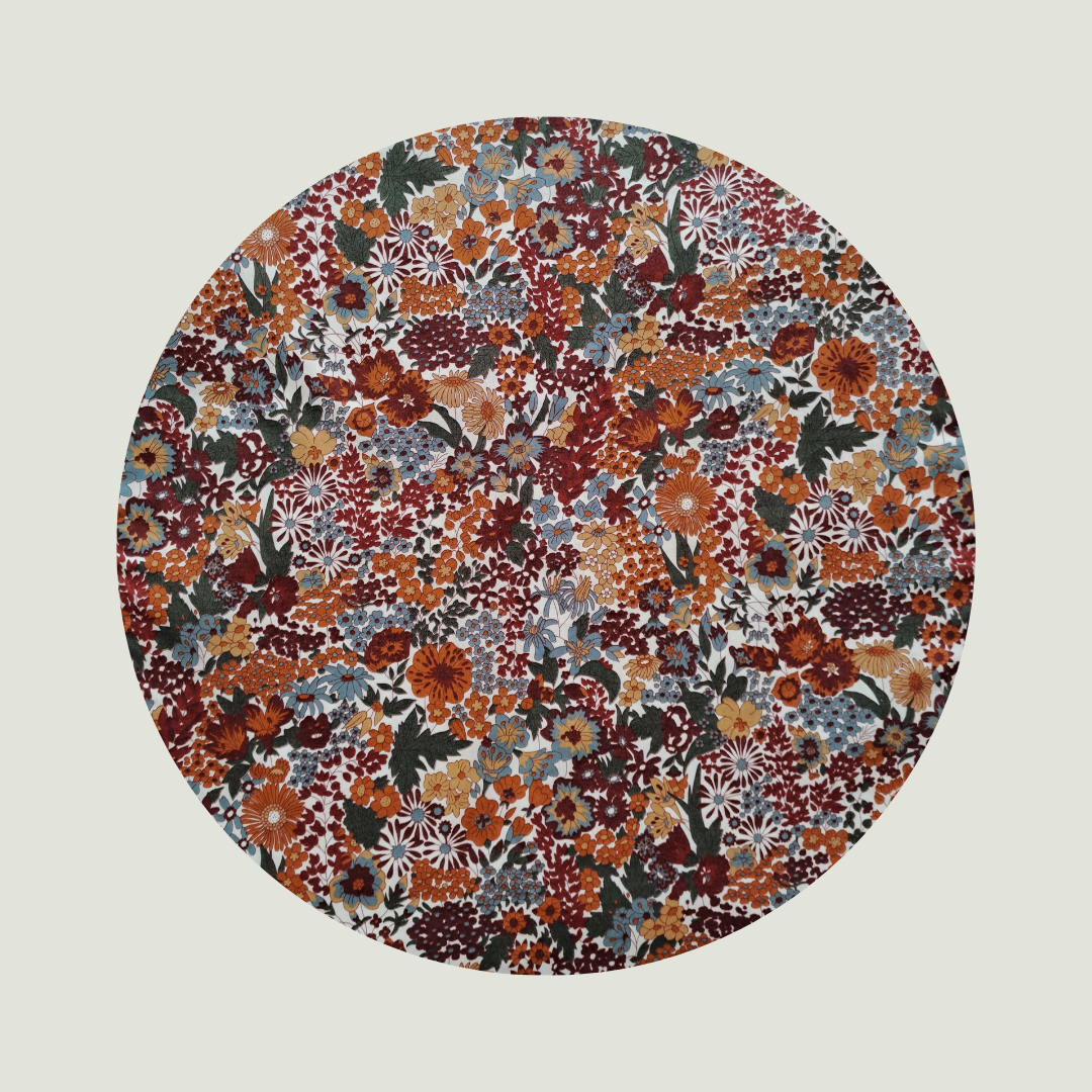 Little Acorn Liberty Bib 'Margaret Annie' - Rust