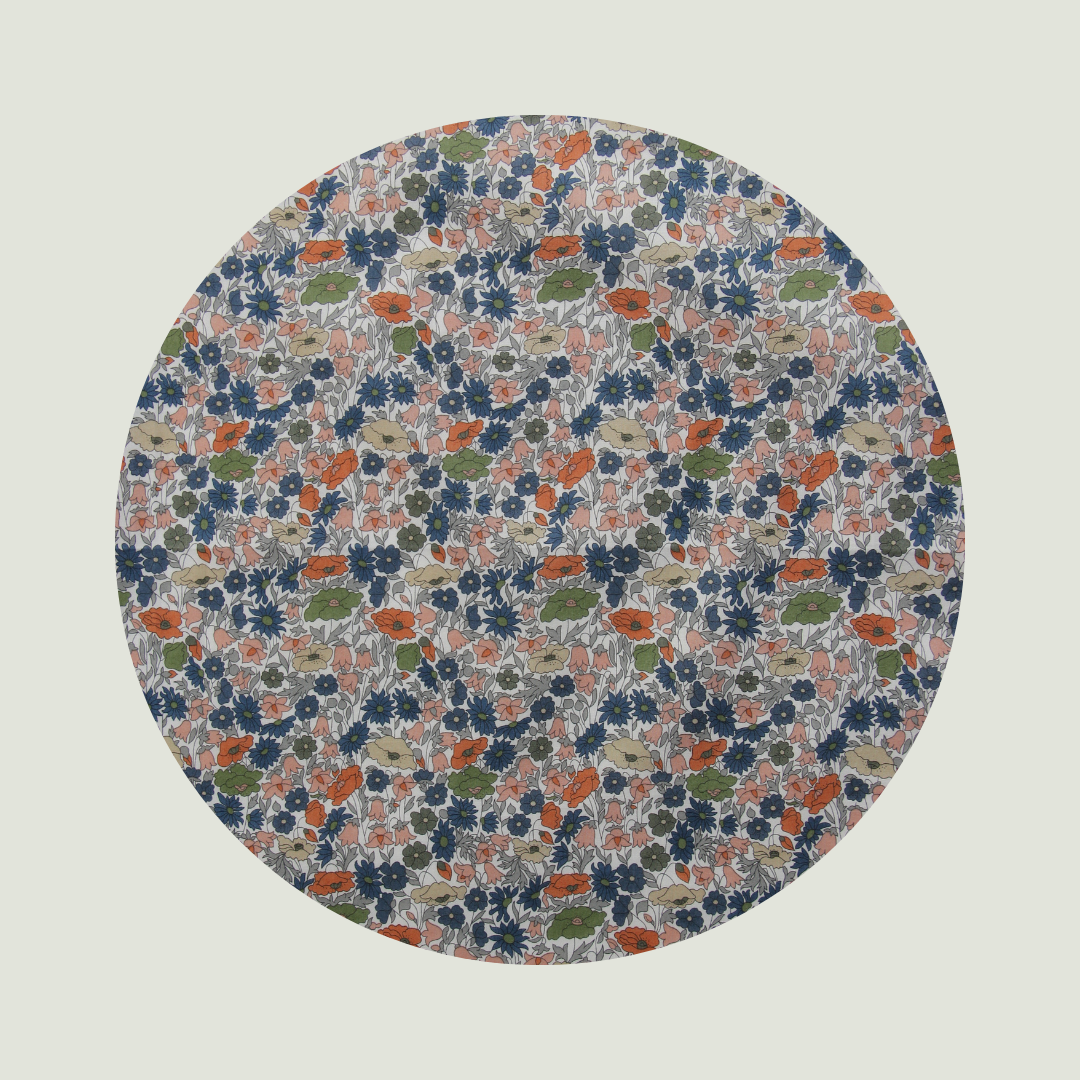 Little Acorn Womens Liberty Hanky 'Poppy Forest' - Blue