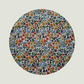 Little Acorn Womens Liberty Hanky 'Poppy & Daisy' - Blue / Rust