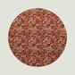 Little Acorn Hooded Baby Bath Towel with 'Poppy Forest' Rust Binding