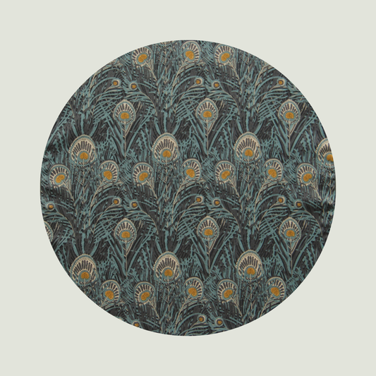 Little Acorn Liberty Square Scarf 'Queen Hera' - Dark/Sage