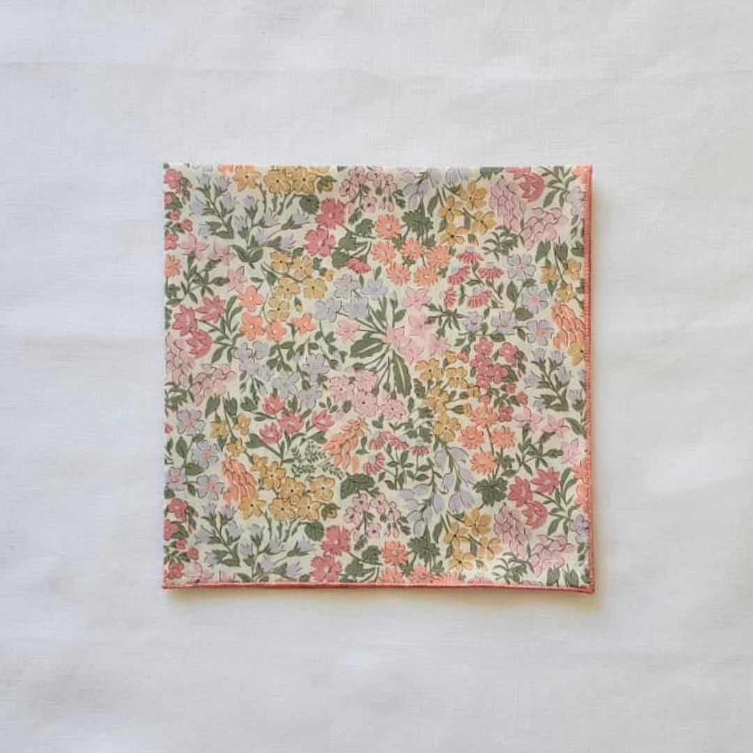 Little Acorn Womens Liberty Hanky 'Katie & Millie' - Soft Pink