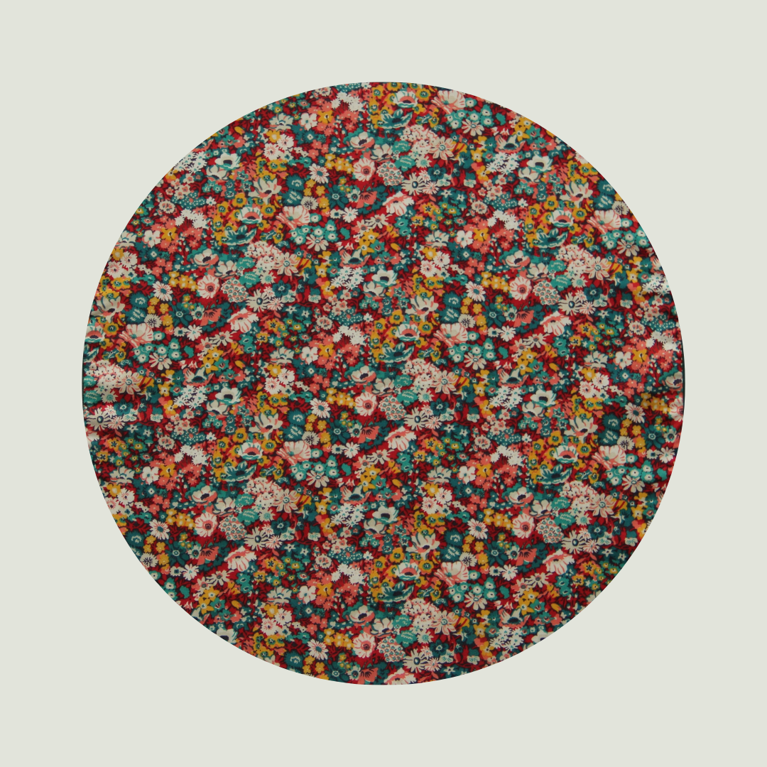 Little Acorn Womens Liberty Hanky 'Thorpe Hill' - Rust/Bottle Green