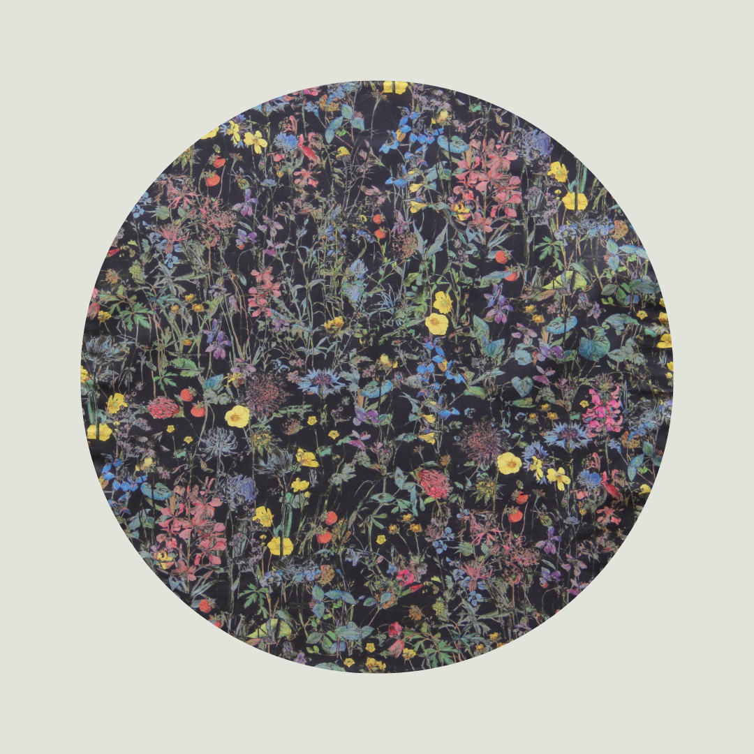 Little Acorn Liberty Bib 'Wild Flowers' - Dark