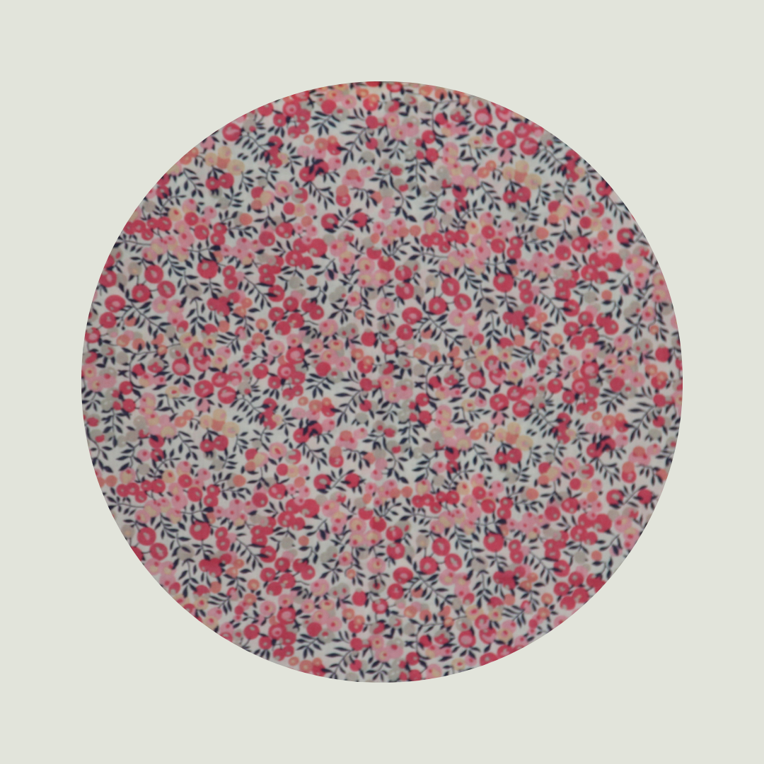 Little Acorn Liberty Bib 'Wiltshire' - Light Pink