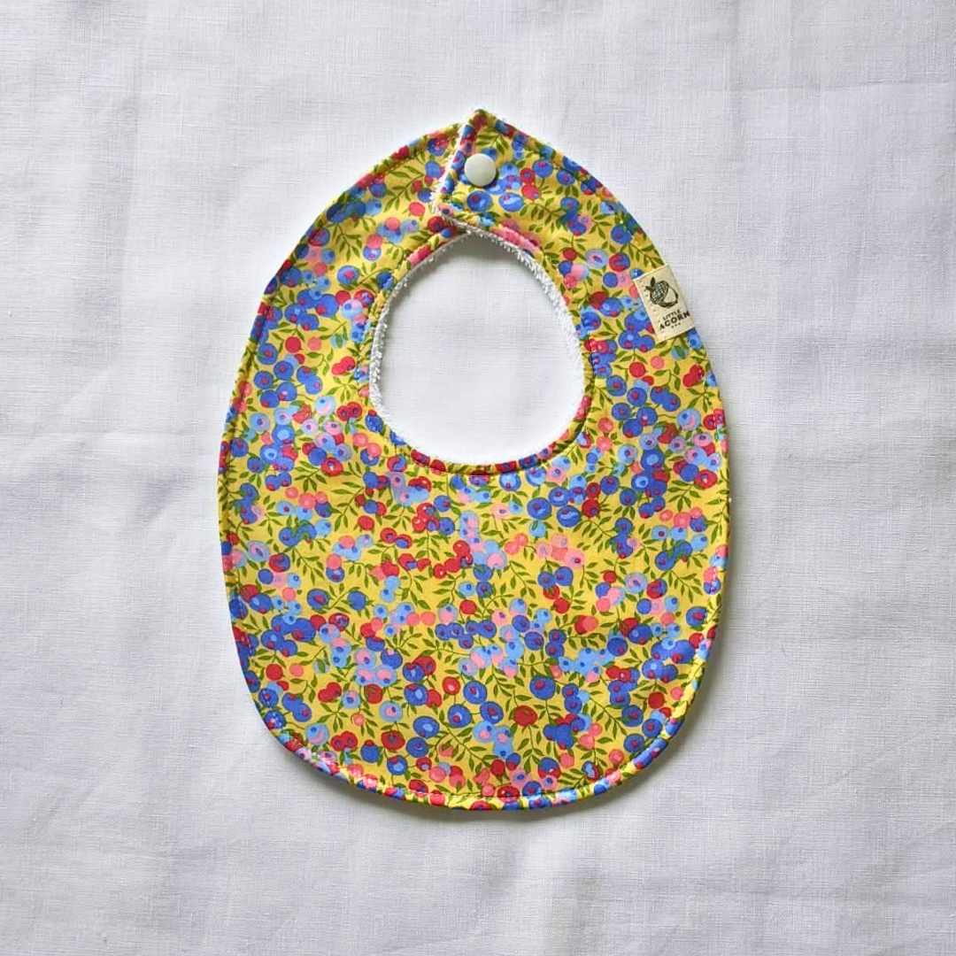 Little Acorn Liberty Bib 'Wiltshire' - Yellow