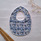 Little Acorn Liberty Bib 'Ylang Ylang' - Blue