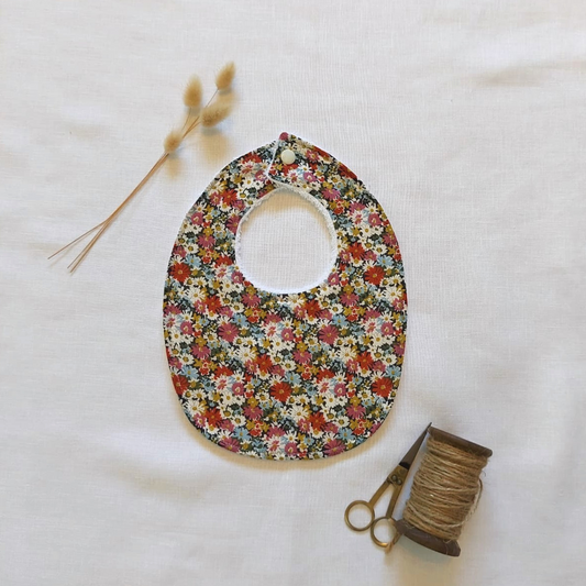 Little Acorn Liberty Bib 'Libby' - Red