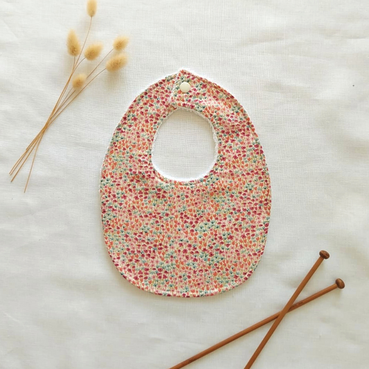 Little Acorn Liberty Bib 'Loveday' - Pink