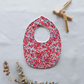 Little Acorn Liberty Bib 'Wiltshire' - Hot Pink